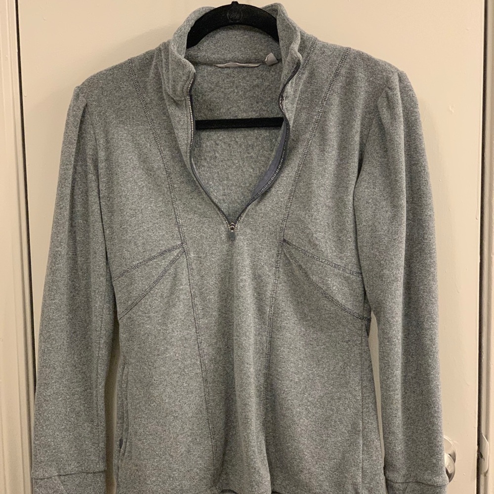Athleta Grey Running Jacket Size XS